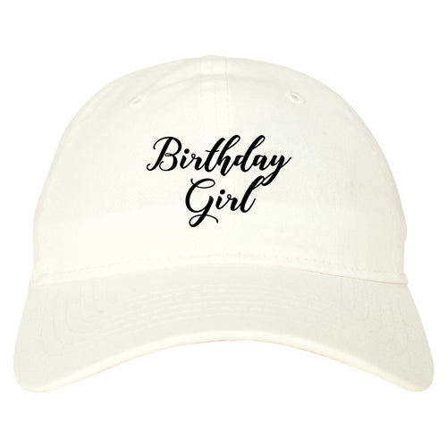 Birthday Girl Party white dad hat
