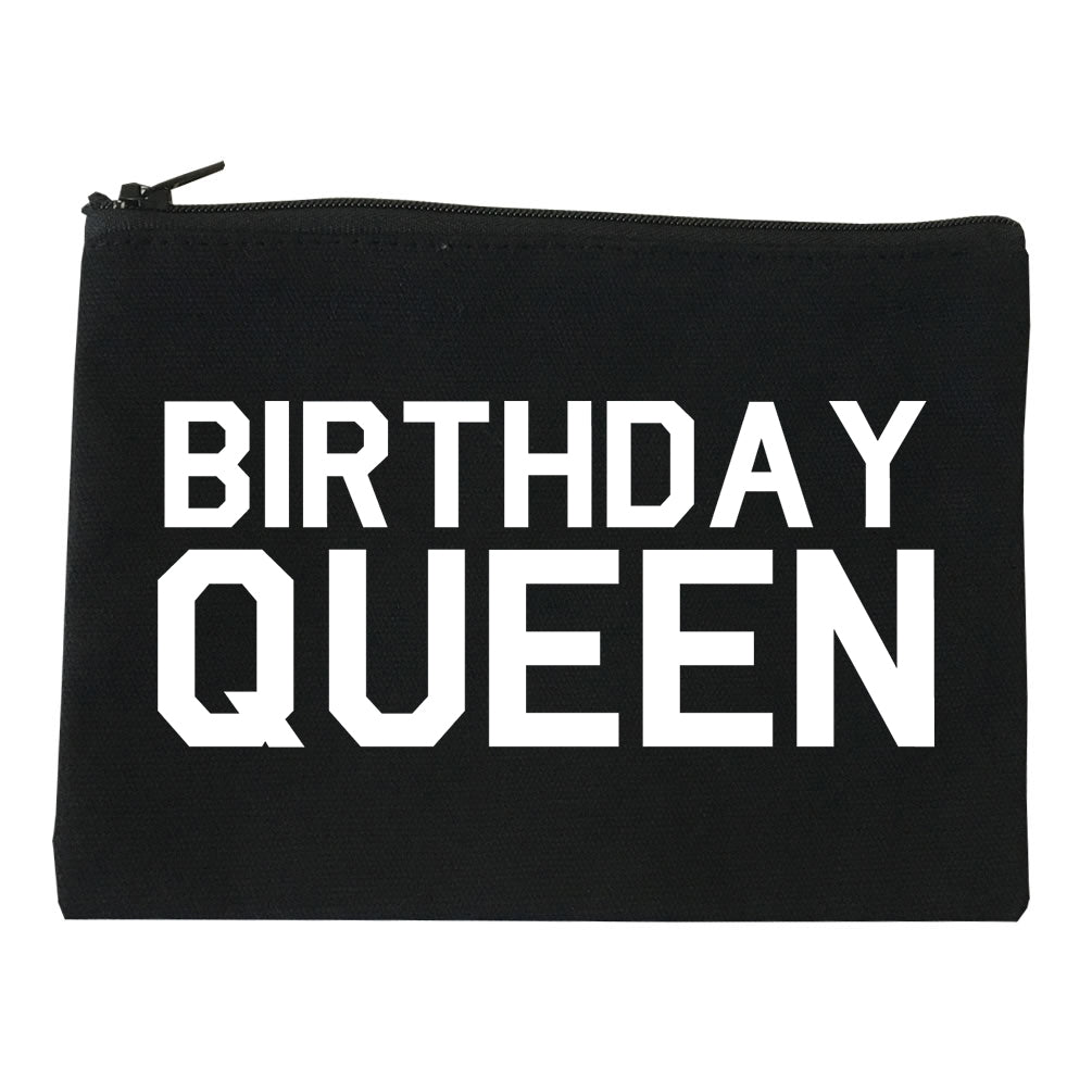 Birthday Queen Bday Black Makeup Bag