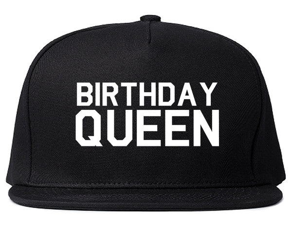Birthday Queen Bday Black Snapback Hat