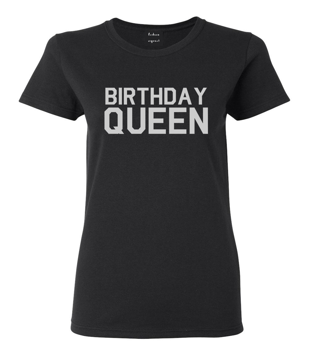 Birthday Queen Bday Black T-Shirt