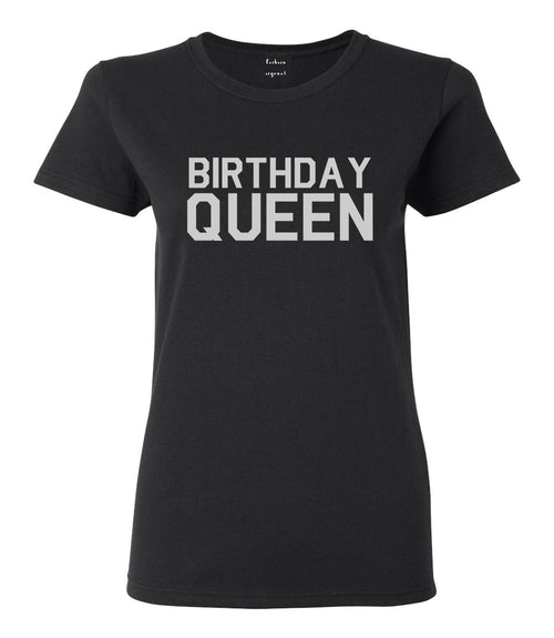 Birthday Queen Bday Black T-Shirt