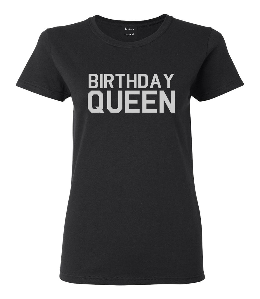 Birthday Queen Bday Black T-Shirt