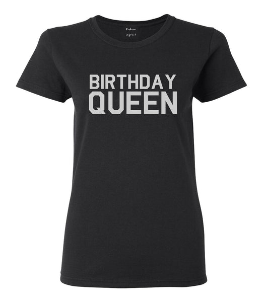 Birthday Queen Bday Black T-Shirt