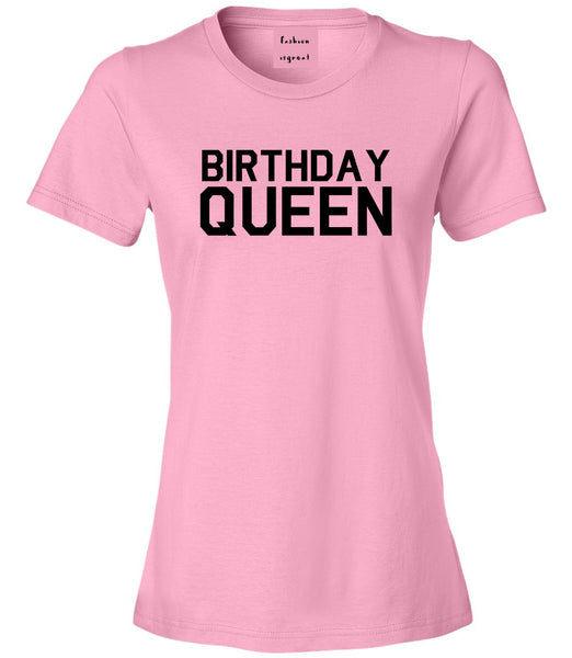 Birthday Queen Bday Pink T-Shirt