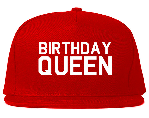 Birthday Queen Bday Red Snapback Hat