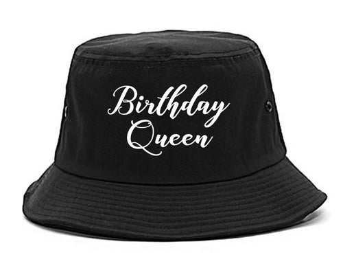 Birthday Queen black Bucket Hat