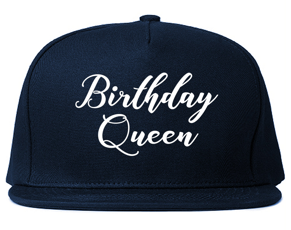 Birthday Queen Blue Snapback Hat