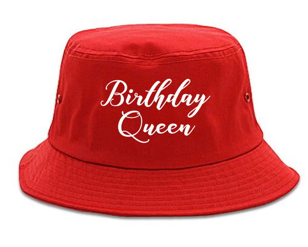 Birthday Queen red Bucket Hat