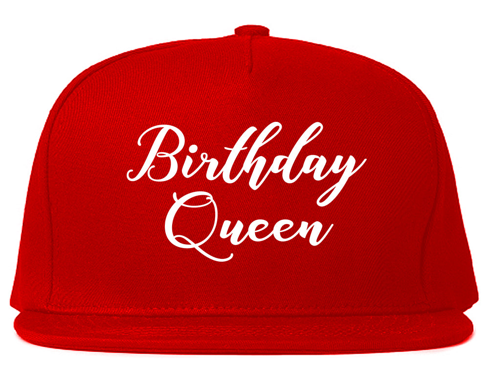 Birthday Queen Red Snapback Hat