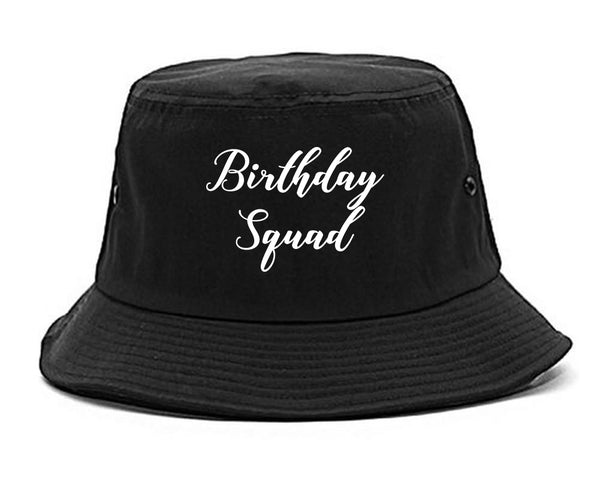 Birthday Squad Party black Bucket Hat
