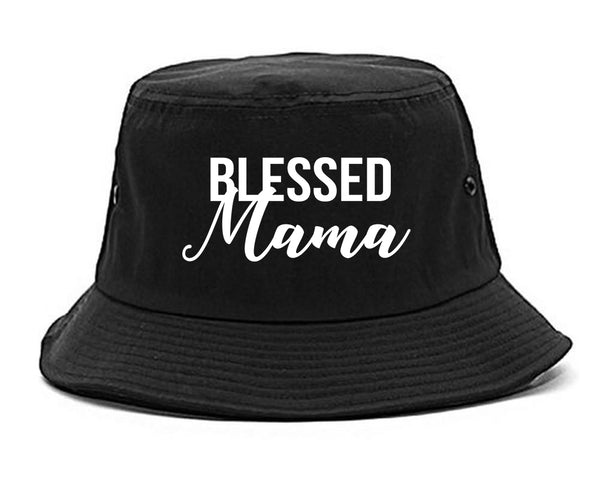 Blessed Mama Black Bucket Hat
