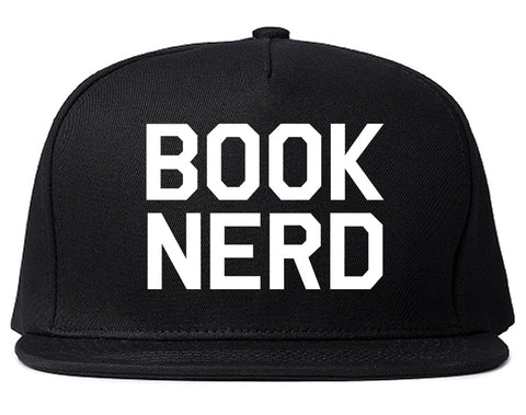 Book Nerd Reading Black Snapback Hat