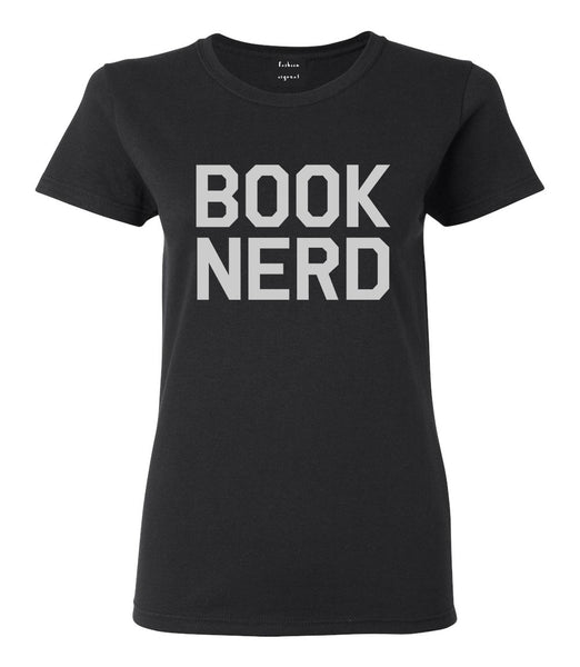 Book Nerd Reading Black T-Shirt