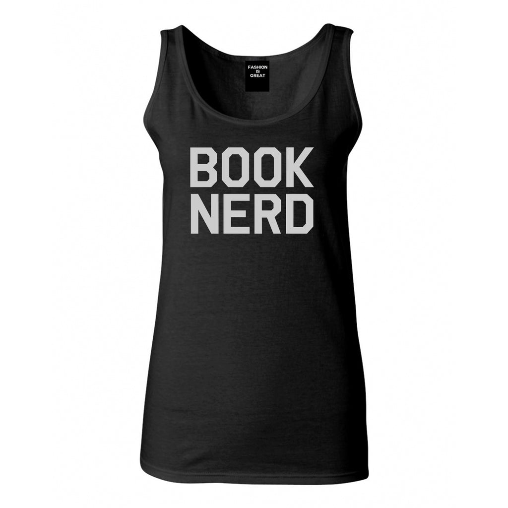 Book Nerd Reading Black Tank Top