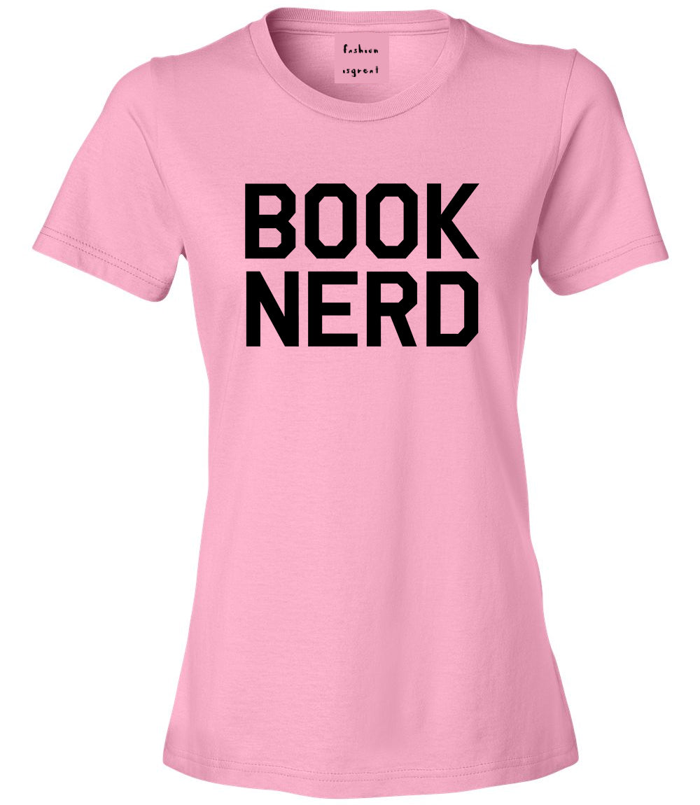 Book Nerd Reading Pink T-Shirt