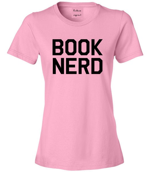 Book Nerd Reading Pink T-Shirt