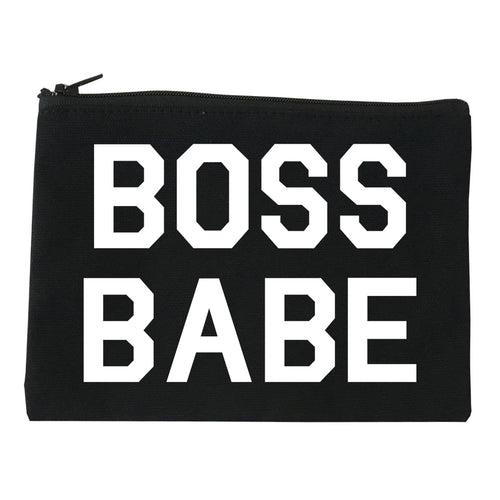 Boss Babe Black Makeup Bag