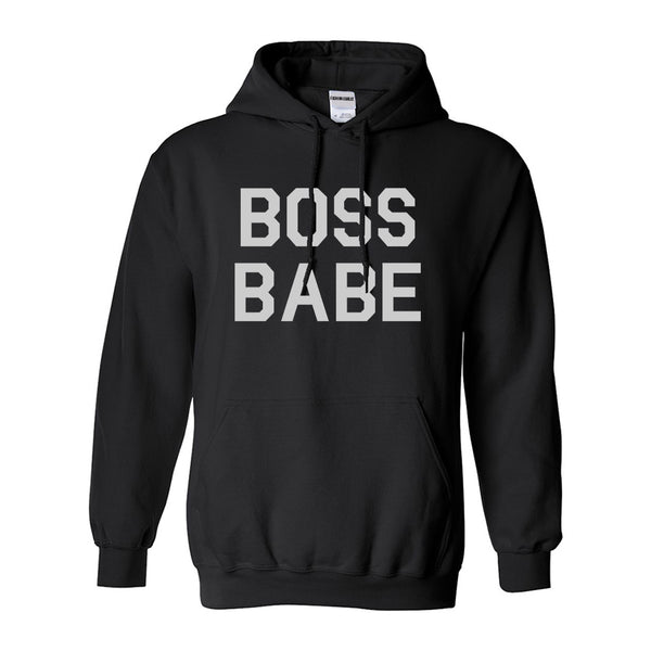 Boss Babe Black Pullover Hoodie