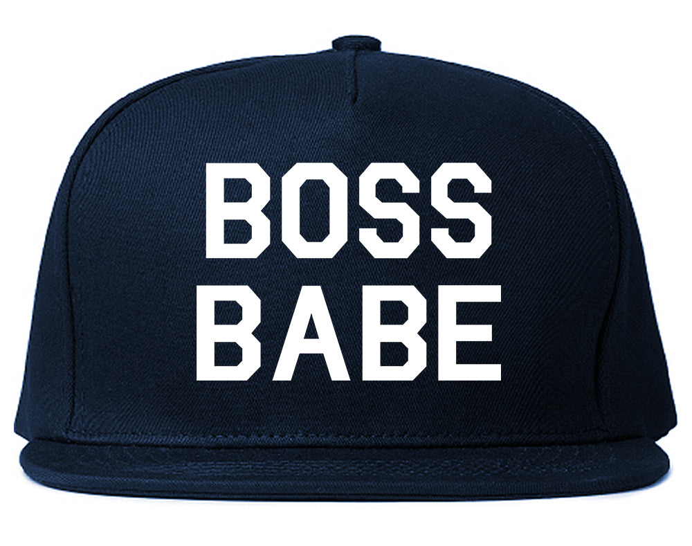 Boss Babe Blue Snapback Hat