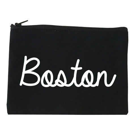 Boston Mass Script Chest black Makeup Bag