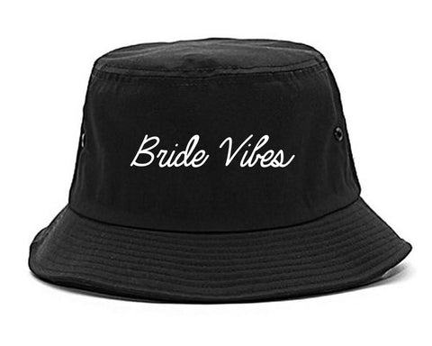 Bride Vibes Bachelorette black Bucket Hat