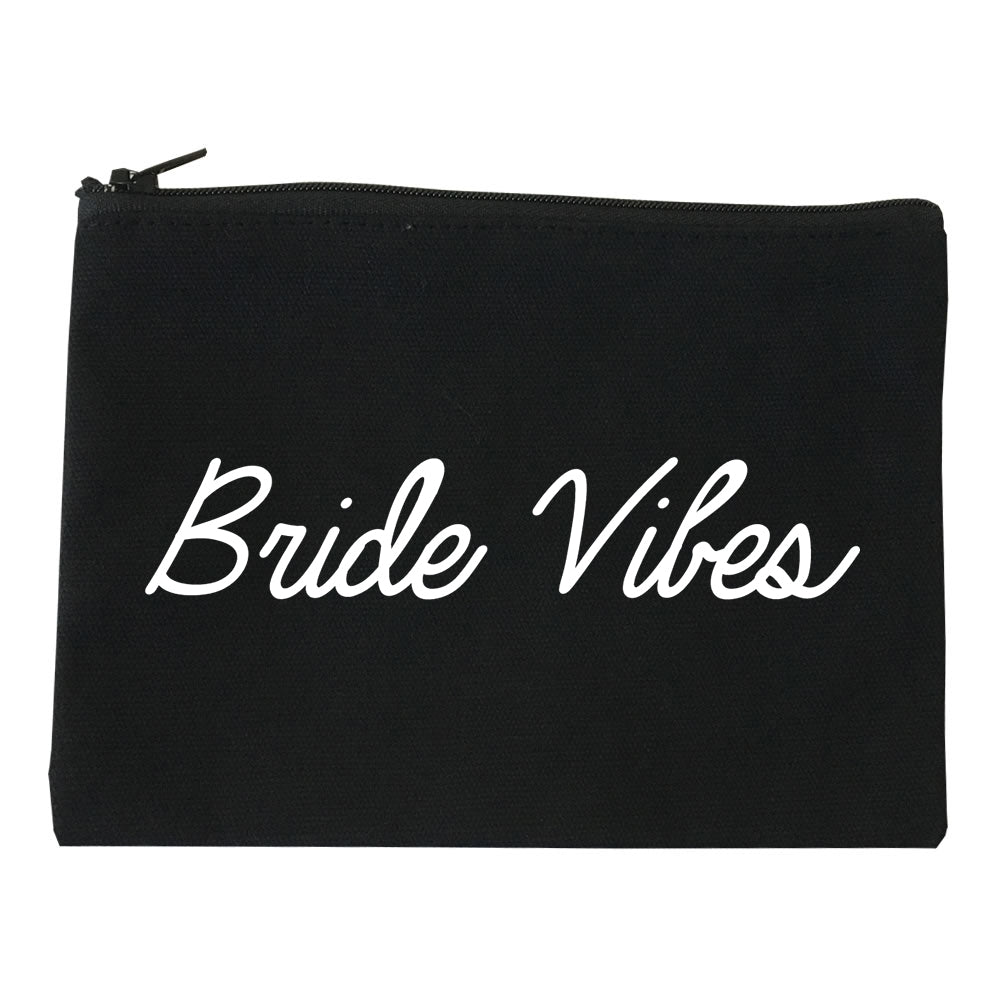 Bride Vibes Bachelorette black Makeup Bag