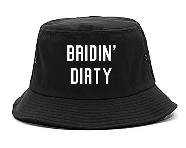 Bridin Dirty Engaged black Bucket Hat