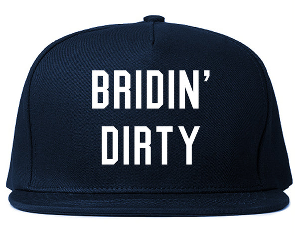 Bridin Dirty Engaged Blue Snapback Hat