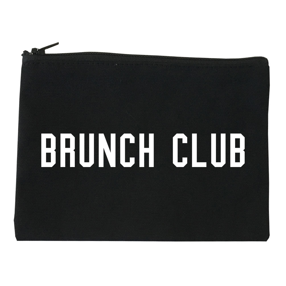 Brunch Club Black Makeup Bag