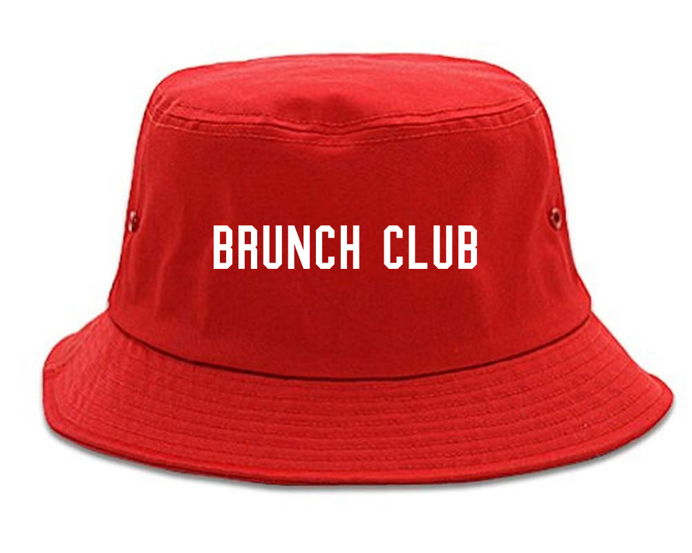 Brunch Club Red Bucket Hat