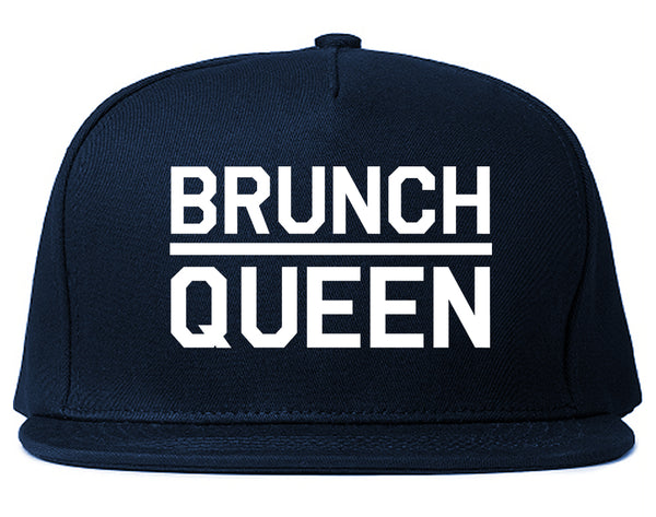 Brunch Queen Food Blue Snapback Hat