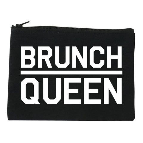 Brunch Queen Food black Makeup Bag