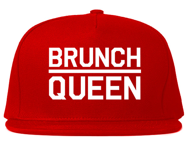 Brunch Queen Food Red Snapback Hat