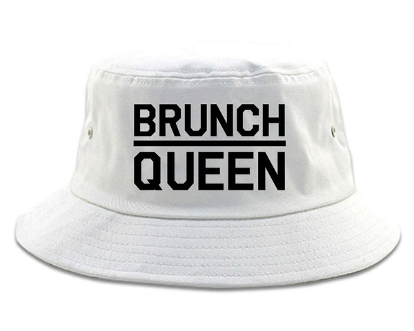 Brunch Queen Food white Bucket Hat