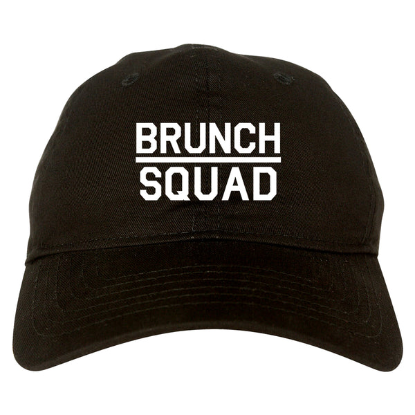 Brunch Squad Food black dad hat