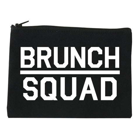 Brunch Squad Food black Makeup Bag