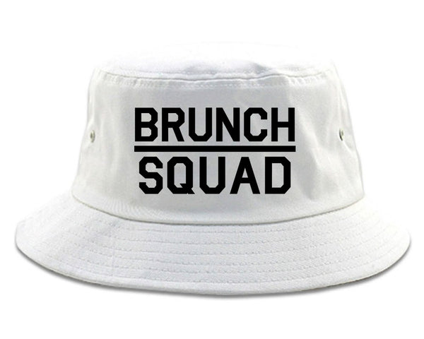 Brunch Squad Food white Bucket Hat