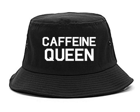 Caffeine Queen Coffee Black Bucket Hat