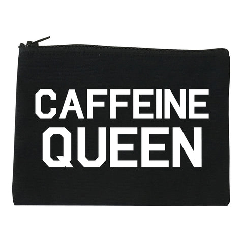 Caffeine Queen Coffee Black Makeup Bag