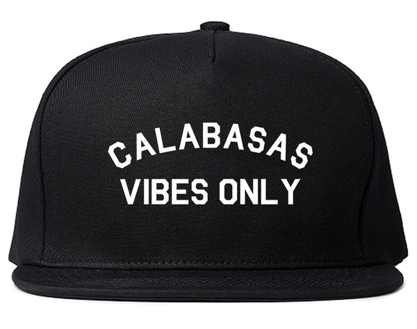 Calabasas Vibes Only California Black Snapback Hat