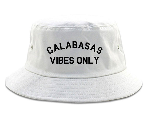 Calabasas Vibes Only California white Bucket Hat