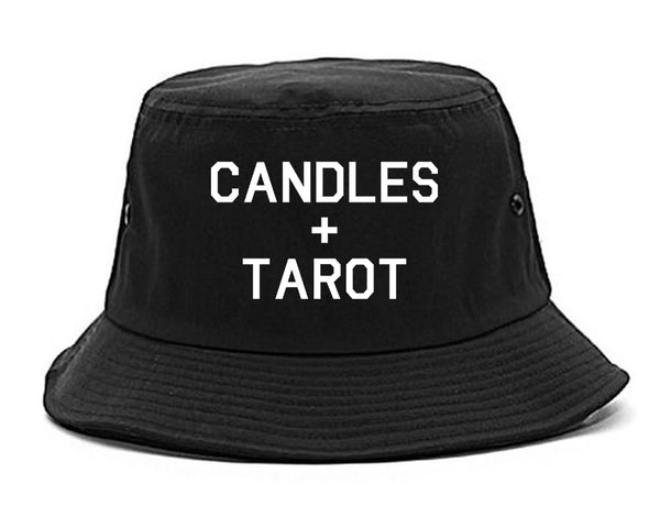 Candles And Tarot Cards black Bucket Hat