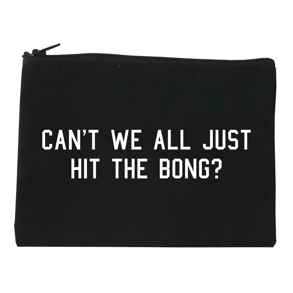 Cant We Get Along Hit Bong Makeup Bag Red