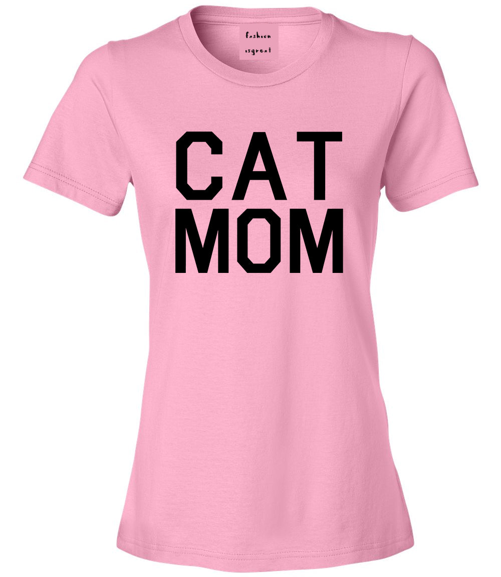 Cat Mom Cat Mother Pink T-Shirt
