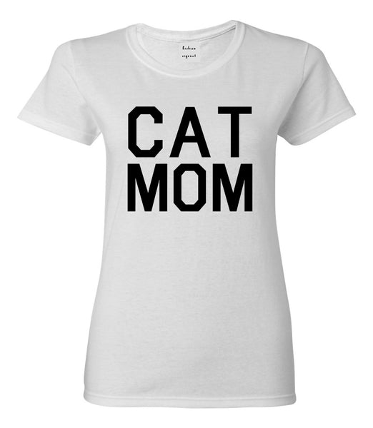 Cat Mom Cat Mother White T-Shirt