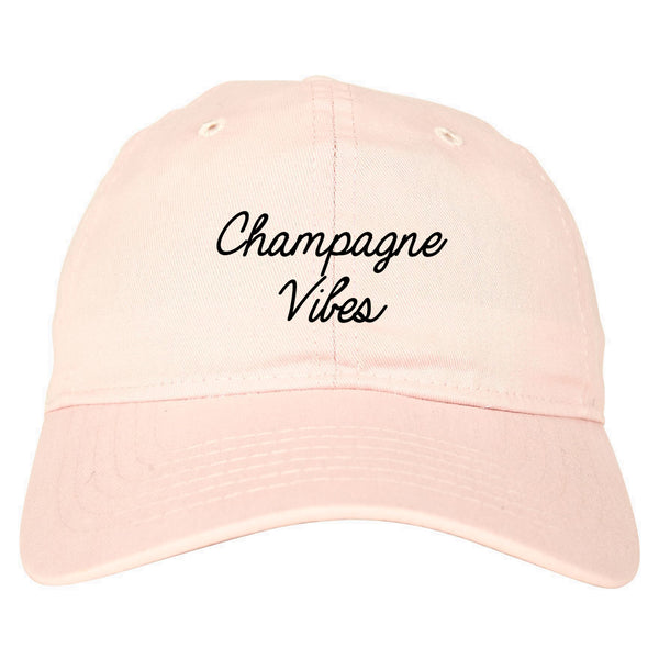 Champagne Vibes Wedding Chest pink dad hat