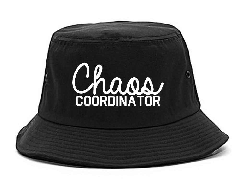Chaos Coordinator Mom Life Bucket Hat Black