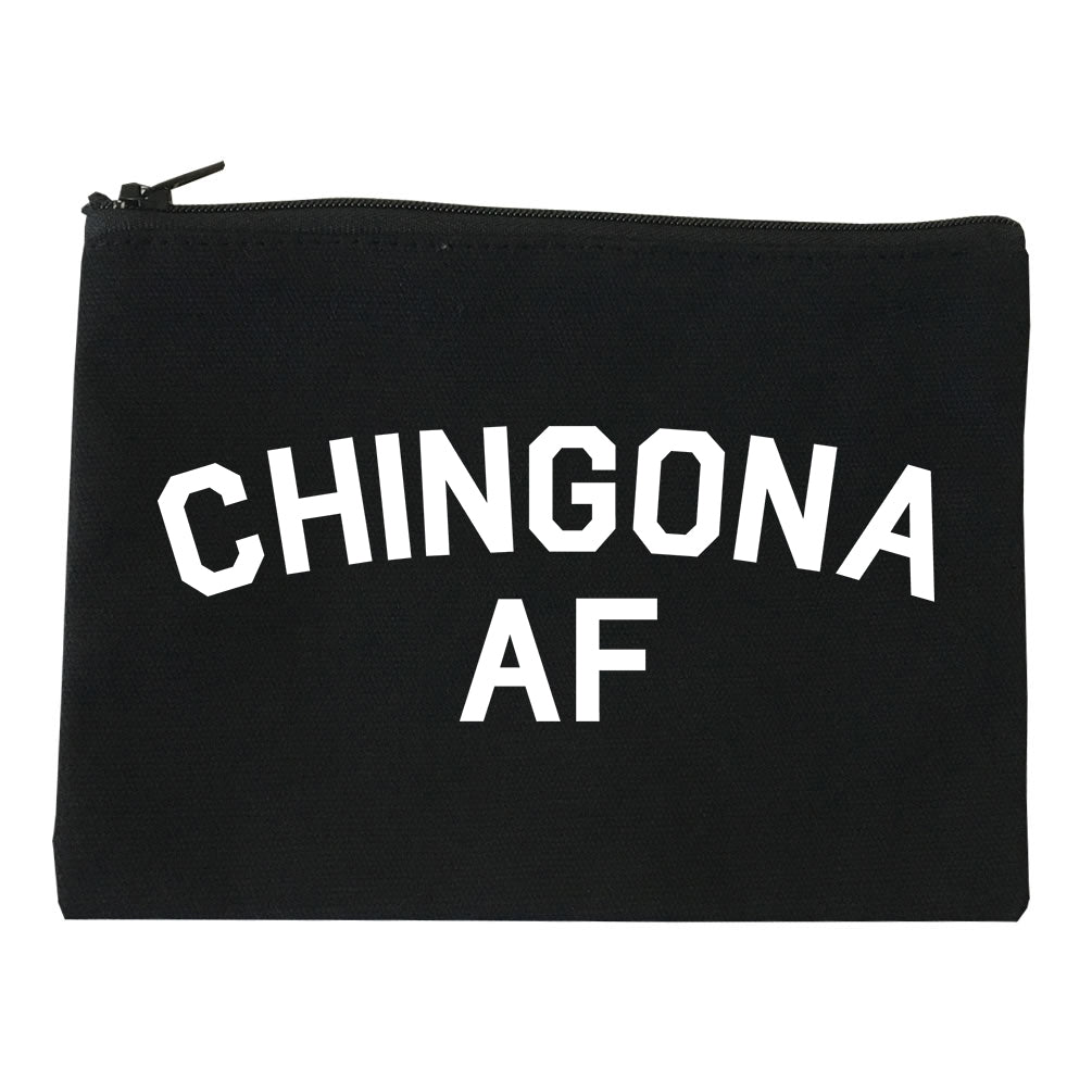 Chingona AF Spanish Slang Mexican Makeup Bag Red