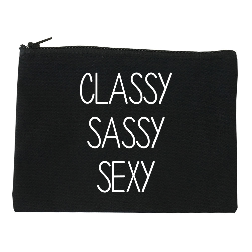 Classy Sassy Sexy Black Makeup Bag