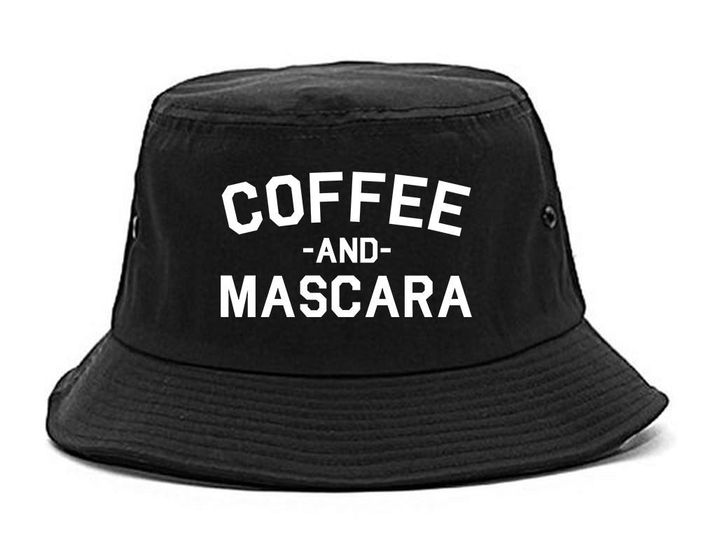 Coffee And Mascara Black Bucket Hat